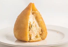 Coxinha de Frango c/Requeijão (Lanche)