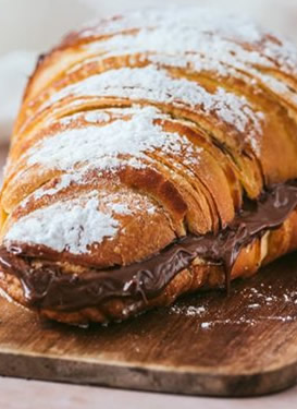 Croissant de chocolate 