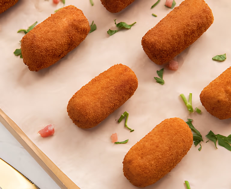 Mini Croquete Peito de Peru 