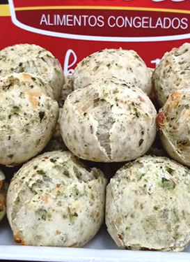 Pão de Queijo Salsinha e Cebolinha