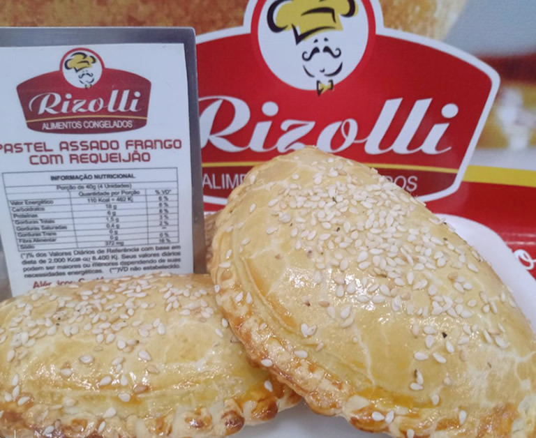 Pastel Assado de Frango c/Requeijão