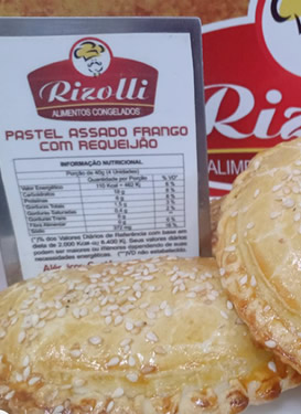 Pastel Assado de Frango c/Requeijão