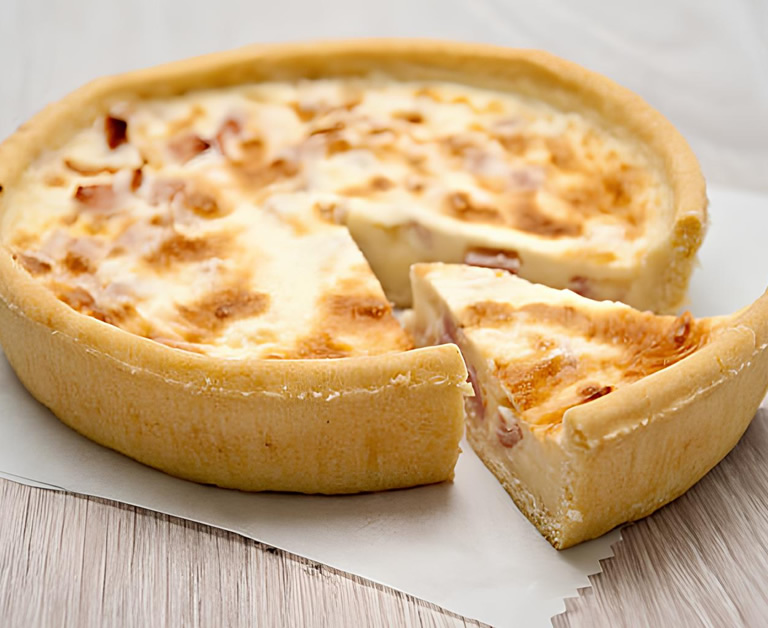 Quiche de Queijo e Presunto